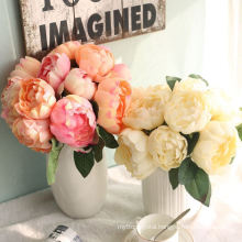 Peony Round Rose Artificial Flower for Home Decoration